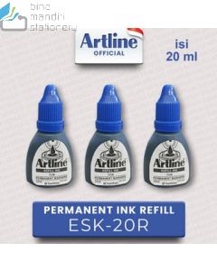 e-catalogue gambar perlengkapan Artline ESK-20R Refill INK Permanent Marker New 20 ml Tinta Isi Ulang Permanen