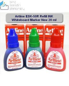Brosur image atk Artline ESK-50R Refill INK Whiteboard Marker New 20 ml Tinta Isi Ulang Non Permanen