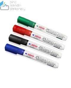 Gambar Faber-Castell Grip Marker Whiteboard Round Tip Black (158399) Spidol papan tulis hitam merek Faber Castell