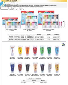 Gambar Cat Akrilik 12ml 18 warna Joyko Acrylic Color ACC-12ML-18C merek Joyko