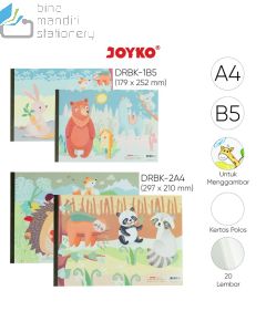 Foto Joyko Drawing Book DRBK-1B5 Buku Gambar Sketsa merek Joyko