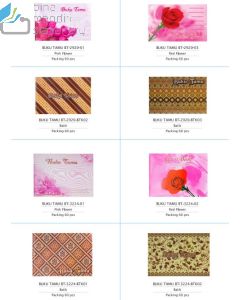 e-catalogue gambar stationery Kenko BT-2920-BTK02/03 Guest Book Buku Tamu