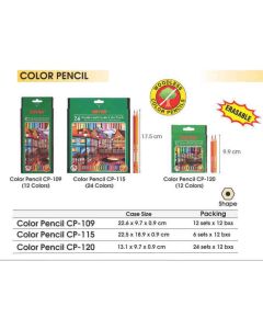 Toko Atk Grosir Bina Mandiri Stationery Jual Pensil Warna Unik Bisa di Hapus merk Joyko Erasable Color Pencil